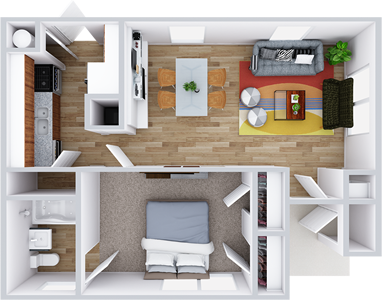 One Bedroom / One Bath